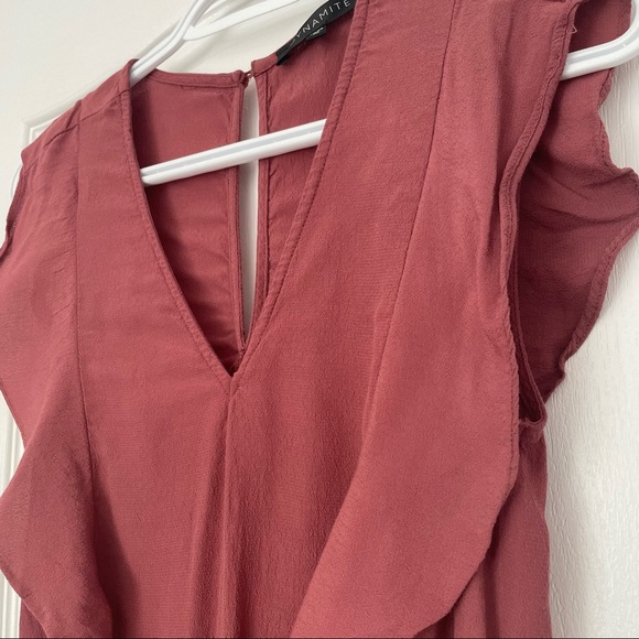 Dynamite Dusty Rose Romper - Picture 4 of 5